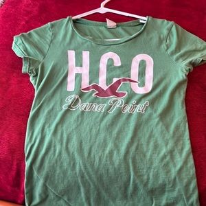 green hollister Dana Point Tshirt, size M